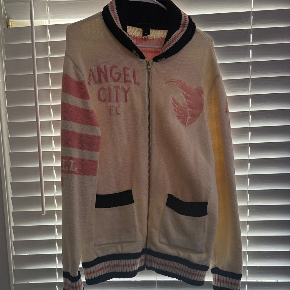 Angel City FC Zip-Up Sweater- the wild collective collab